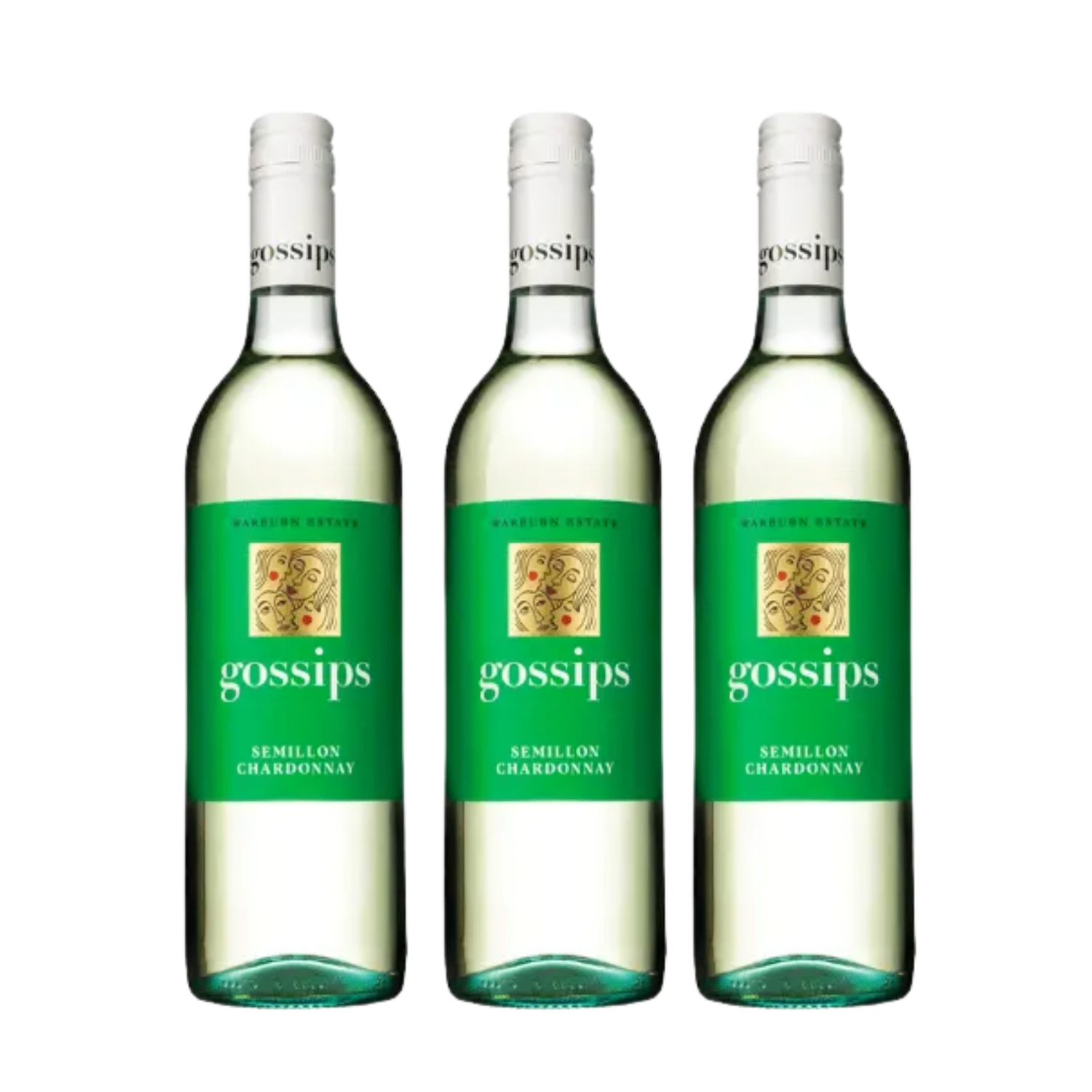 Gossips Semillon Chardonnay 750mL 3 Bottles