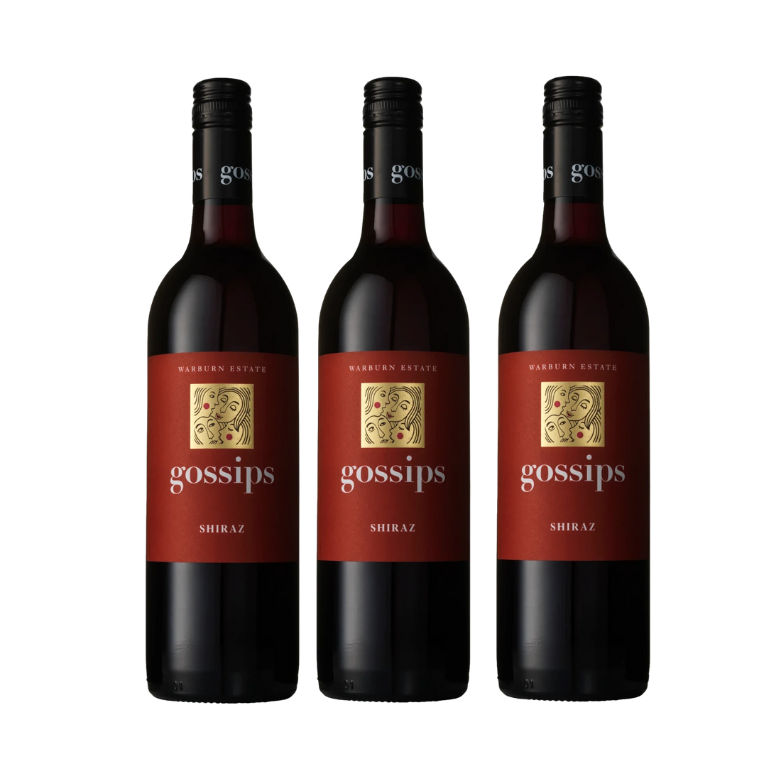 Gossips Shiraz 750mL 3 Bottles