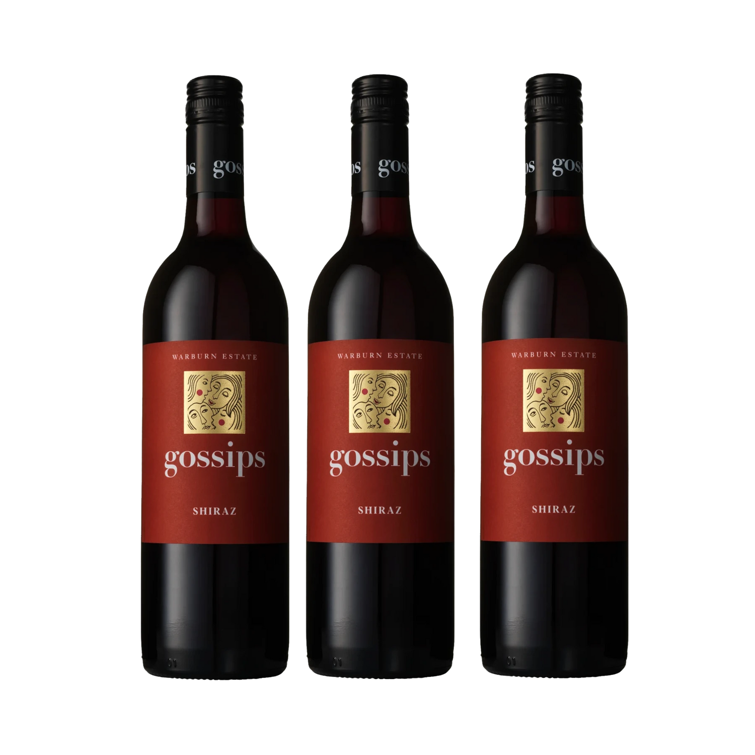 Gossips Shiraz 750mL 3 Bottles