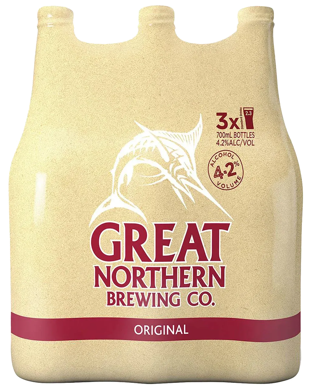 Great Northern Brewing Co. Original Lager Bottles 700mL 3 Pack