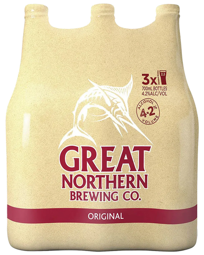 Great Northern Brewing Co. Original Lager Bottles 700mL 3 Pack