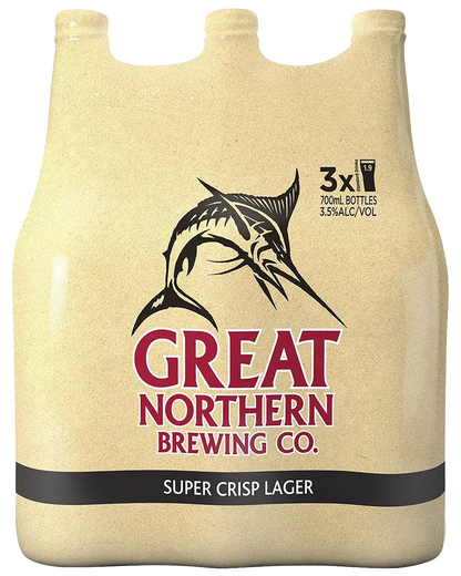 Great Northern Brewing Co. Super Crisp Lager 700mL 3 Pack