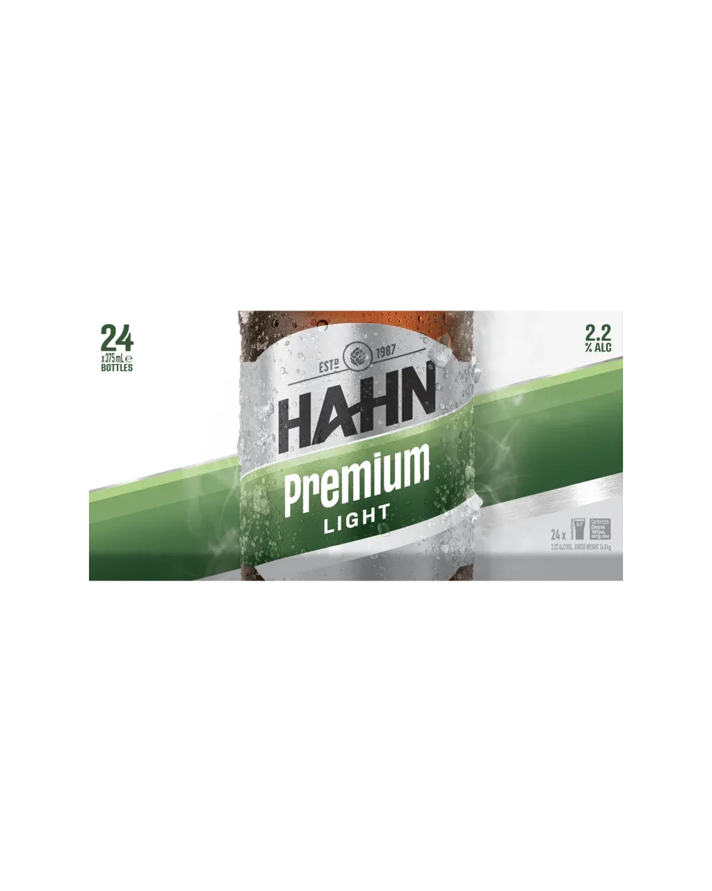 Hahn Premium Light 375mL 24 pack
