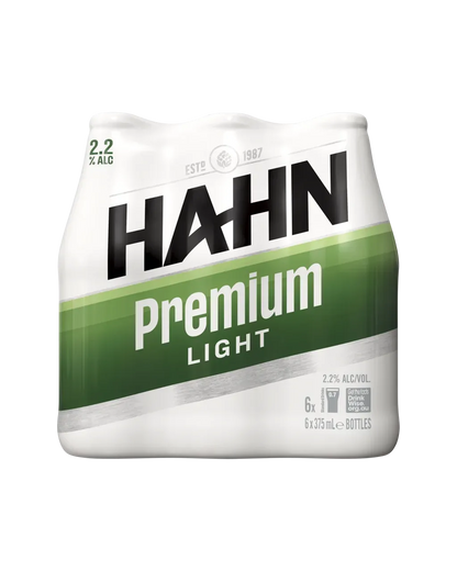 Hahn Premium Light 375mL 6 Pack