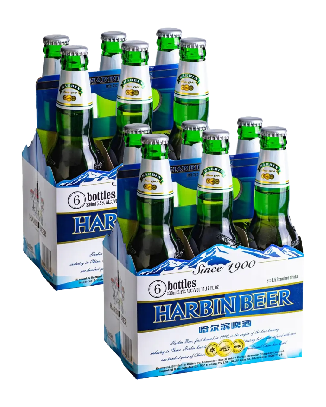HarBin Premium Lager Bottle 330mL 12 Pack