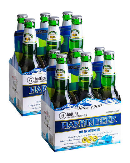 HarBin Premium Lager Bottle 330mL 12 Pack