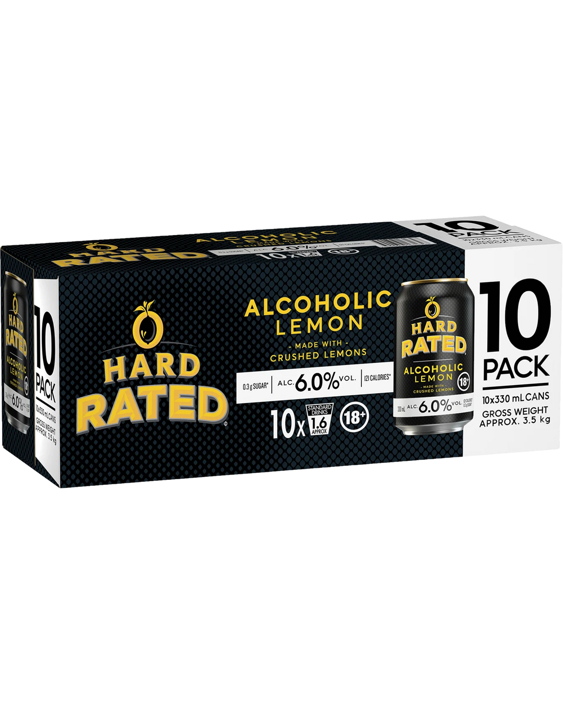 Hard Rated Alcoholic Lemon (10 pack)