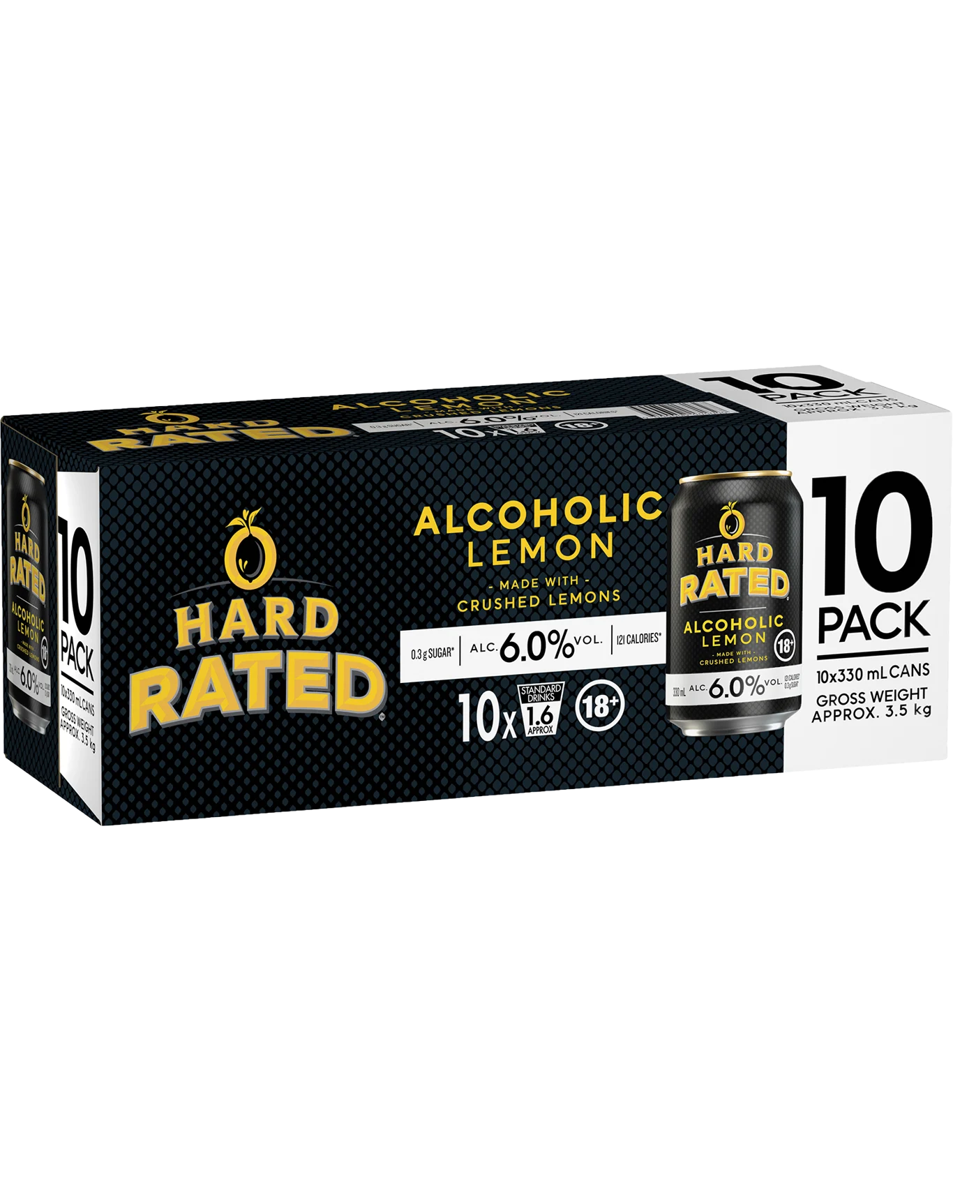 Hard Rated Alcoholic Lemon (10 pack)