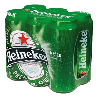 Heineken Cans 500mL 6 Pack