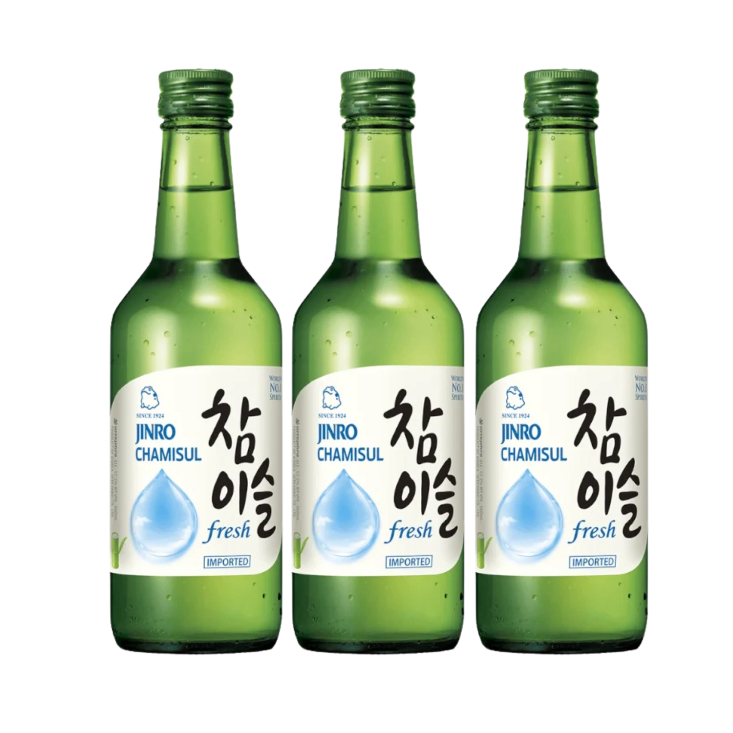 JINRO Original Soju 360ml 3 Bottles