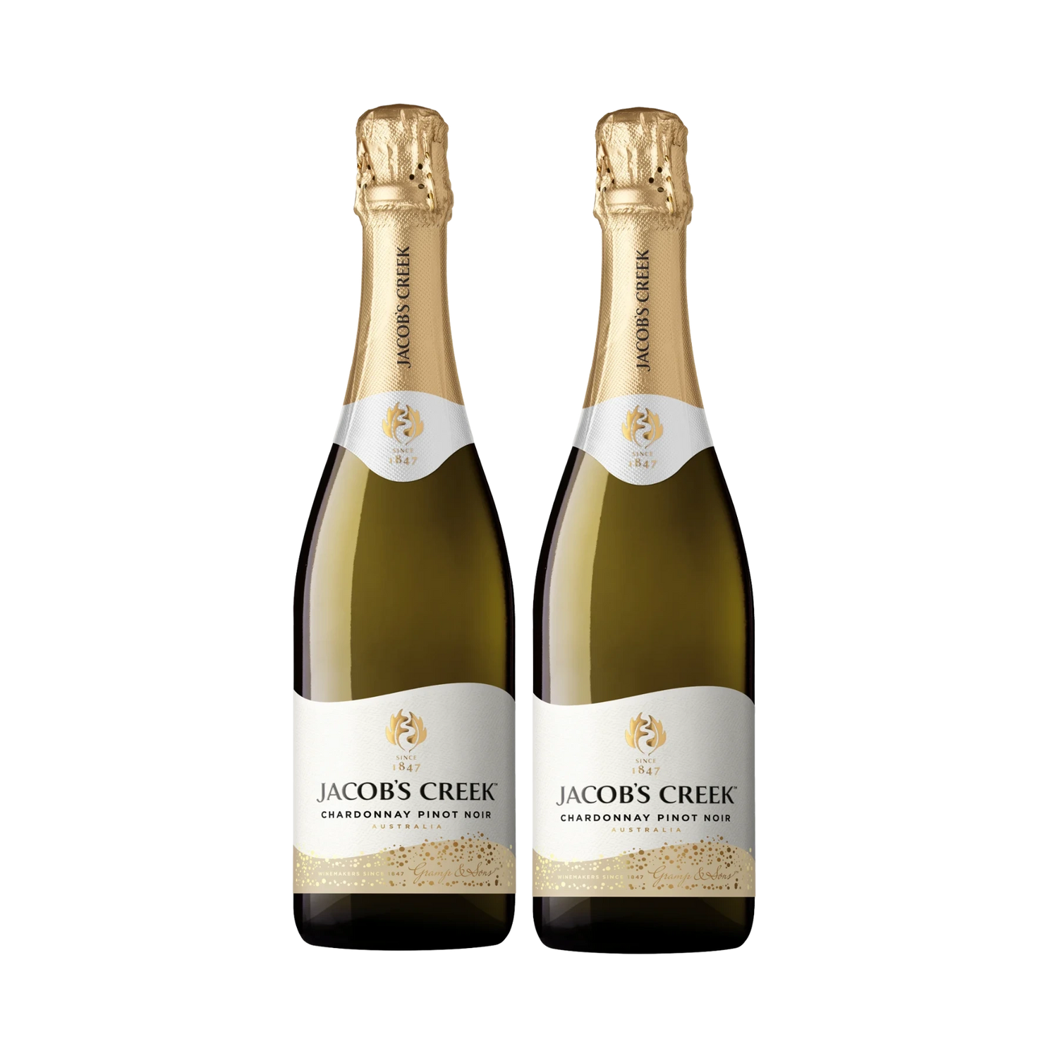 Jacobs Creek Chardonnay Pinot Noir 750mL 2 Bottles