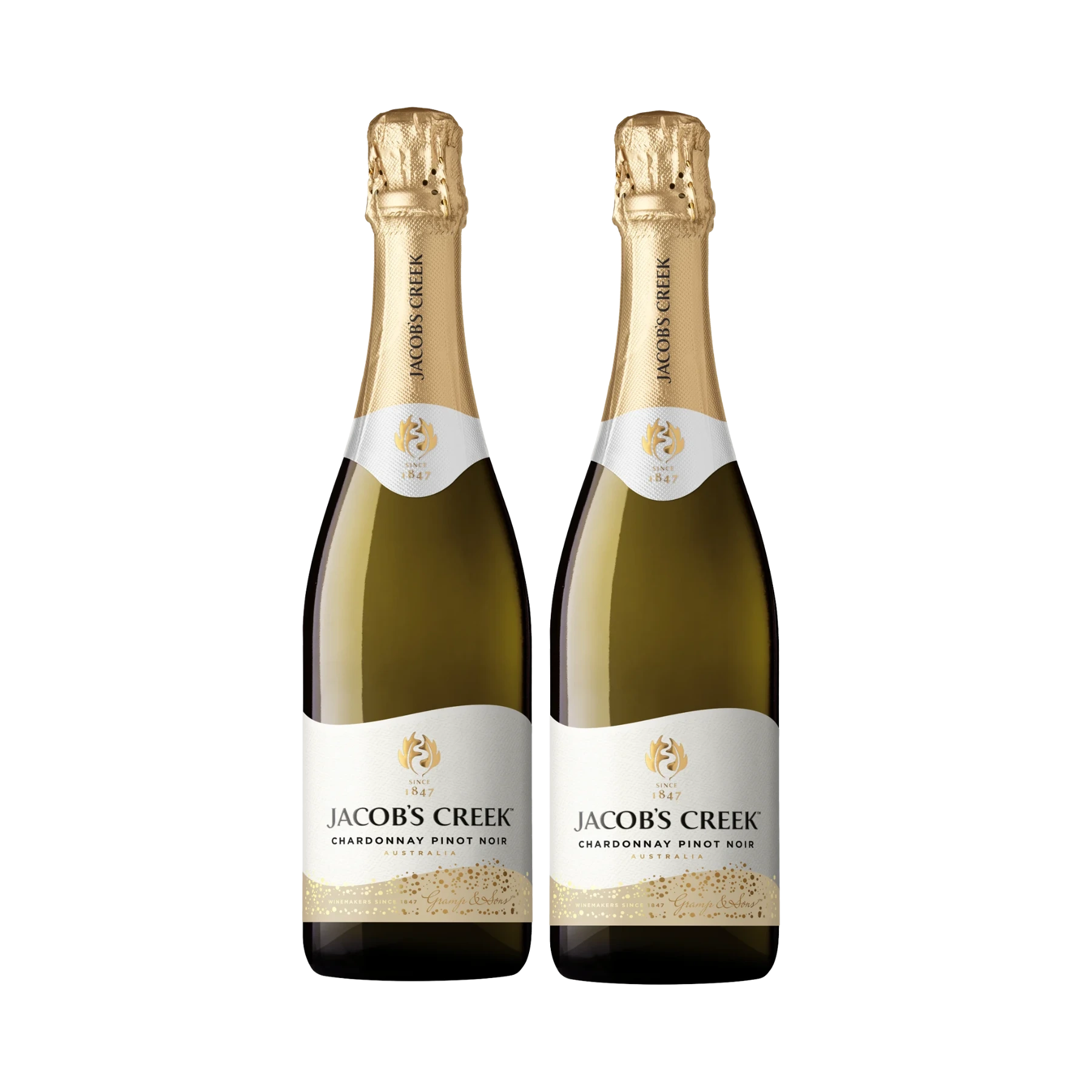 Jacobs Creek Chardonnay Pinot Noir 750mL 2 Bottles