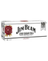 Jim Beam White Label Bourbon & Zero Sugar Cola Cans 375mL 10 Pack