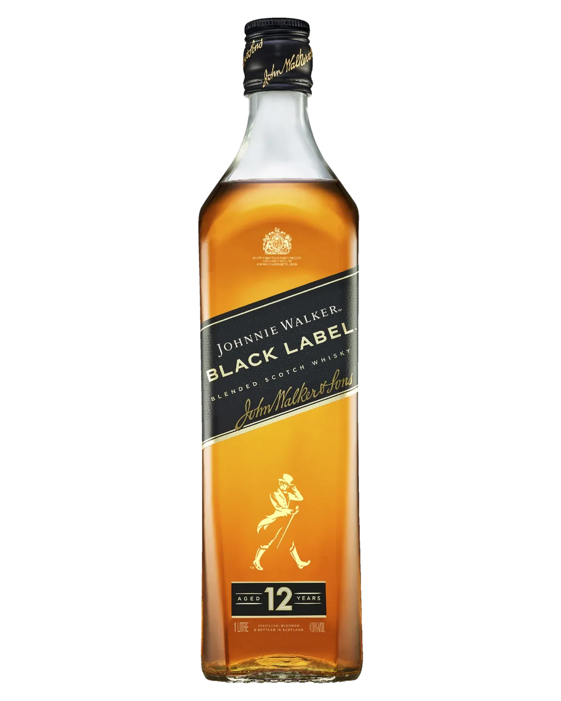 Johnnie Walker Black Label Blended Scotch Whisky 1L
