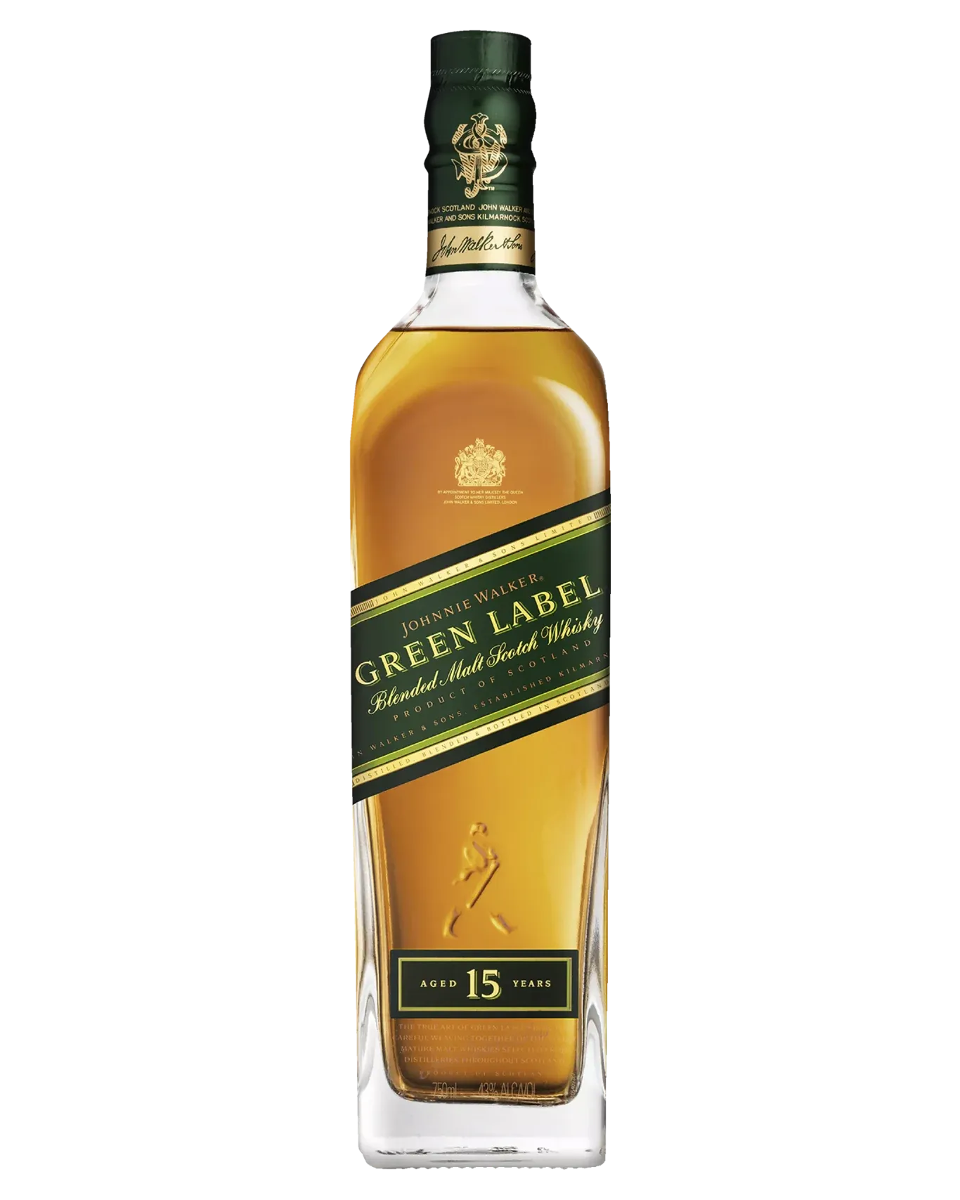 Johnnie Walker Green Label Blended Scotch Whisky 700mL