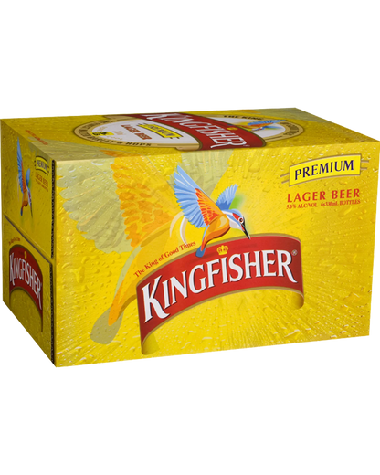 Kingfisher Lager 330mL 24 Pack