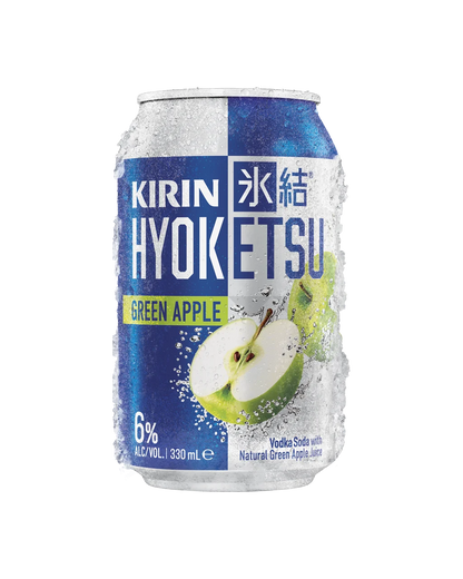 Kirin Hyoketsu Green Apple Can 330mL 4 packs