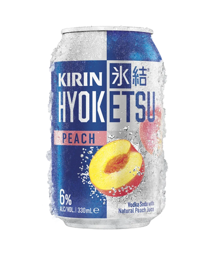 Kirin Hyoketsu Peach 330mL Can 24 Pack