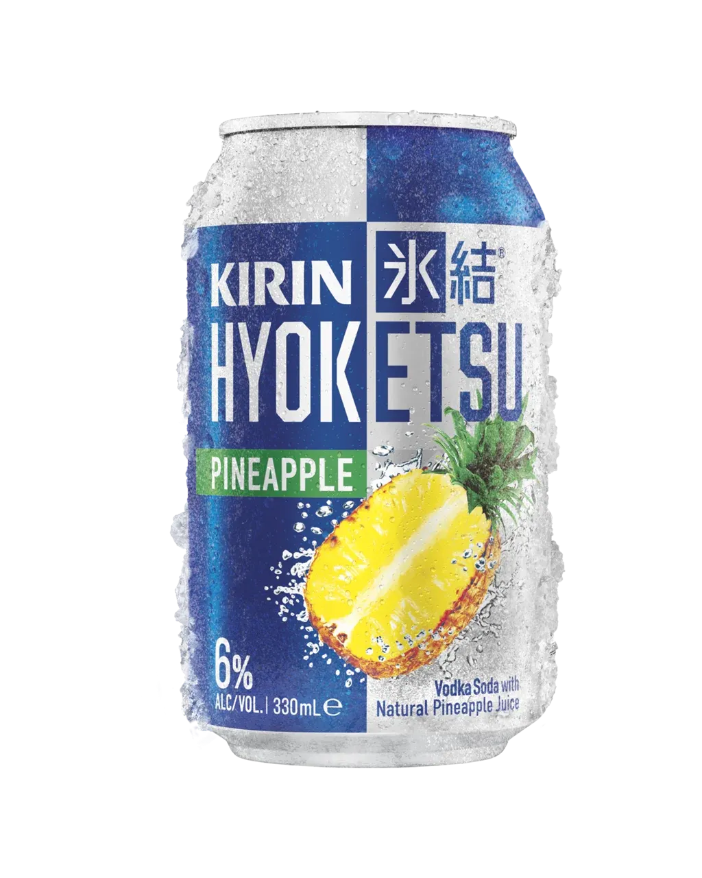 Kirin Hyoketsu Vodka Soda Pineapple Can 330mL