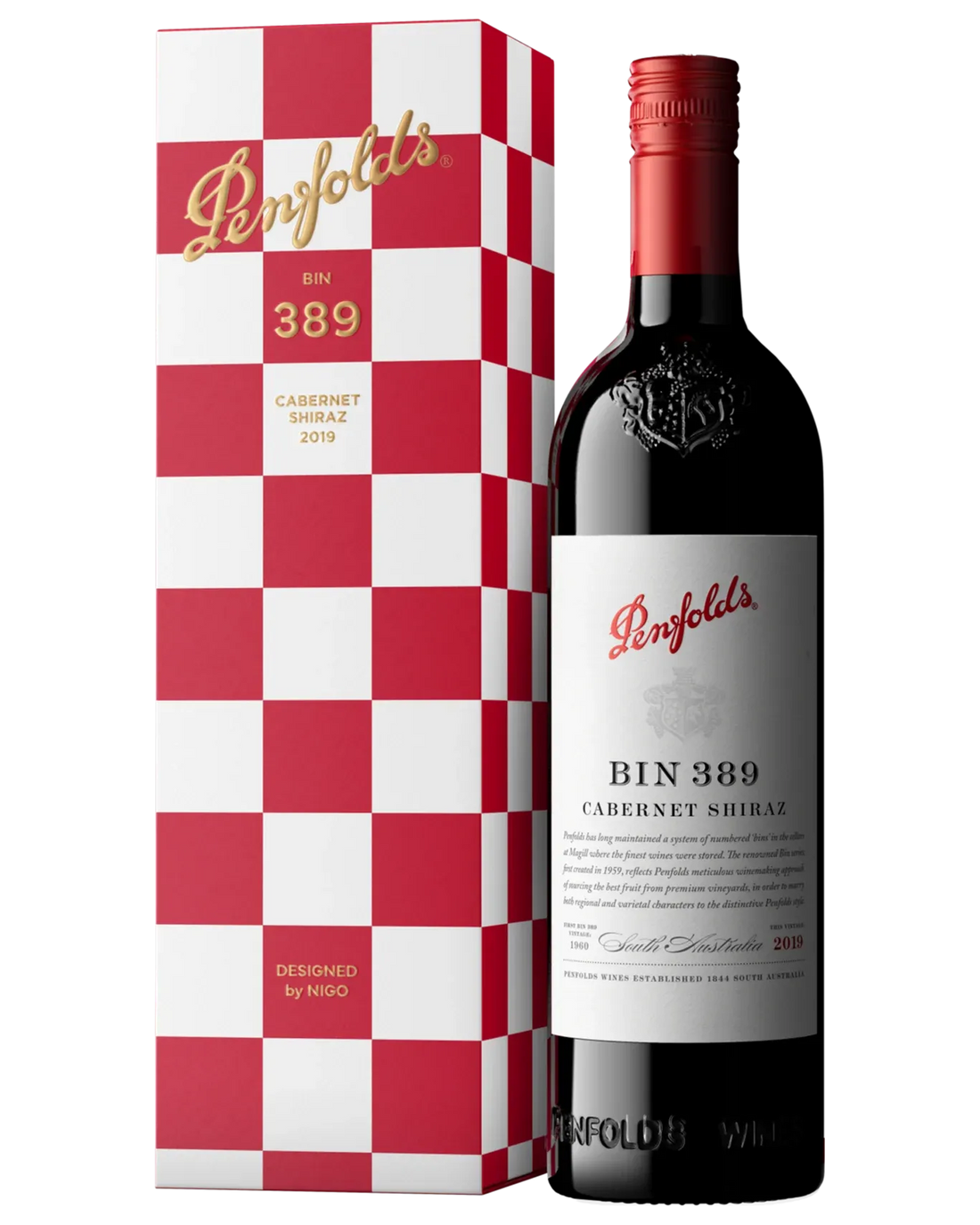 Penfolds Bin 389 Cabernet Sauvignon Shiraz 2019 750mL Holiday by NIGO Gift Box