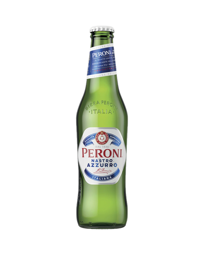 Peroni Nastro Azzurro Bottles 330mL 24 Pack