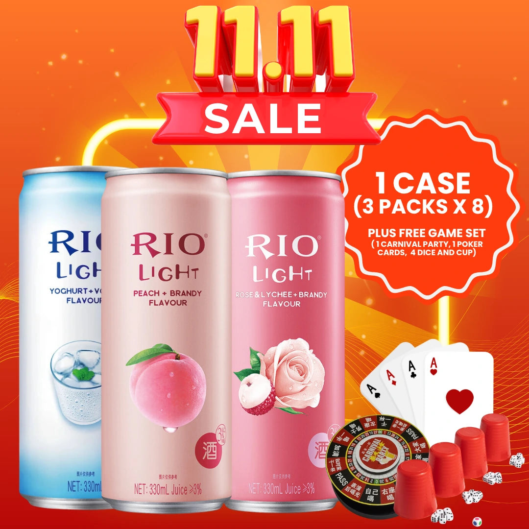 RIO Lite 3-Pack Mix (CASE) 330ml cans