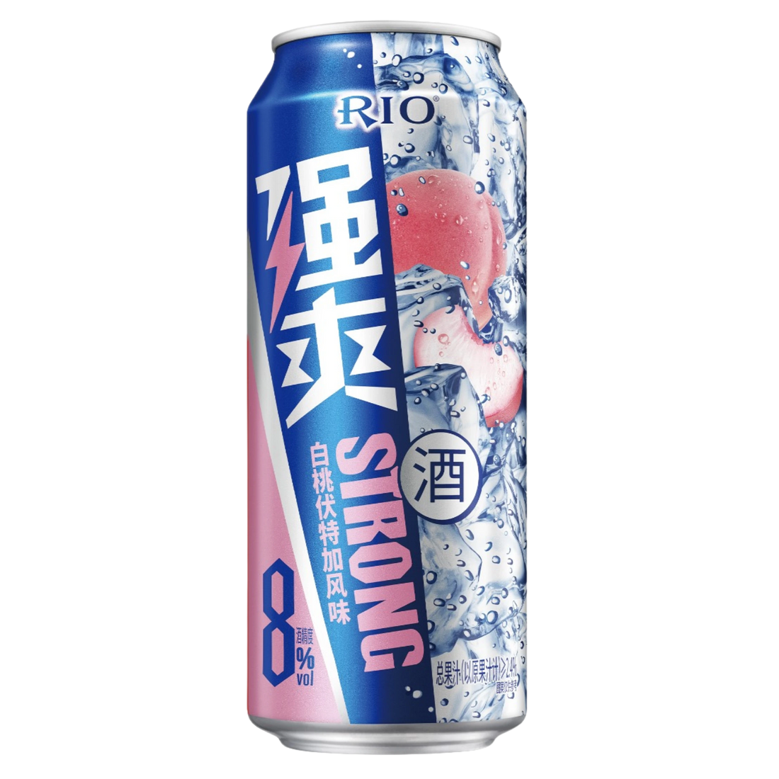 RIO Strong Peach Vodka Can 500mL