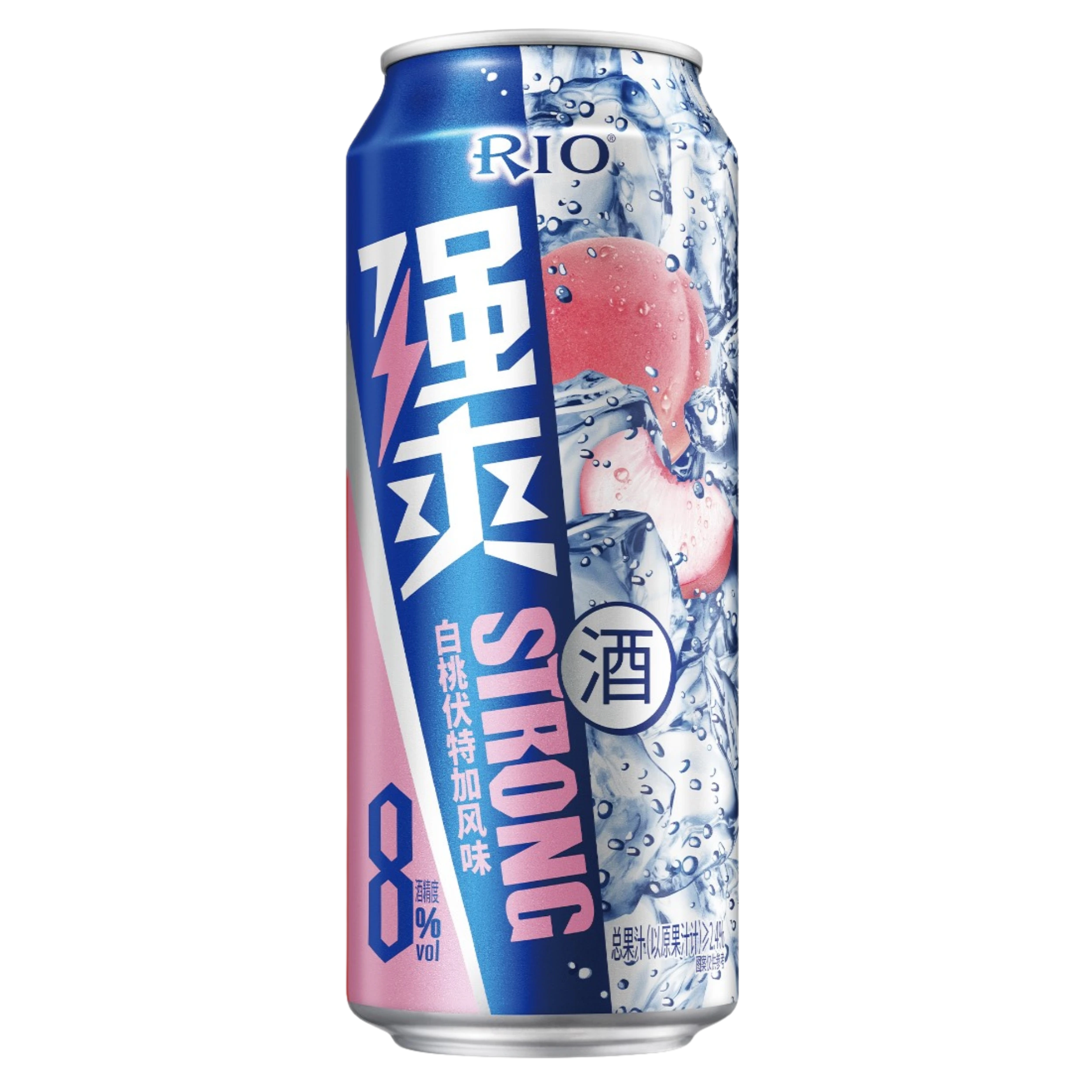RIO Strong Peach Vodka Can 500mL