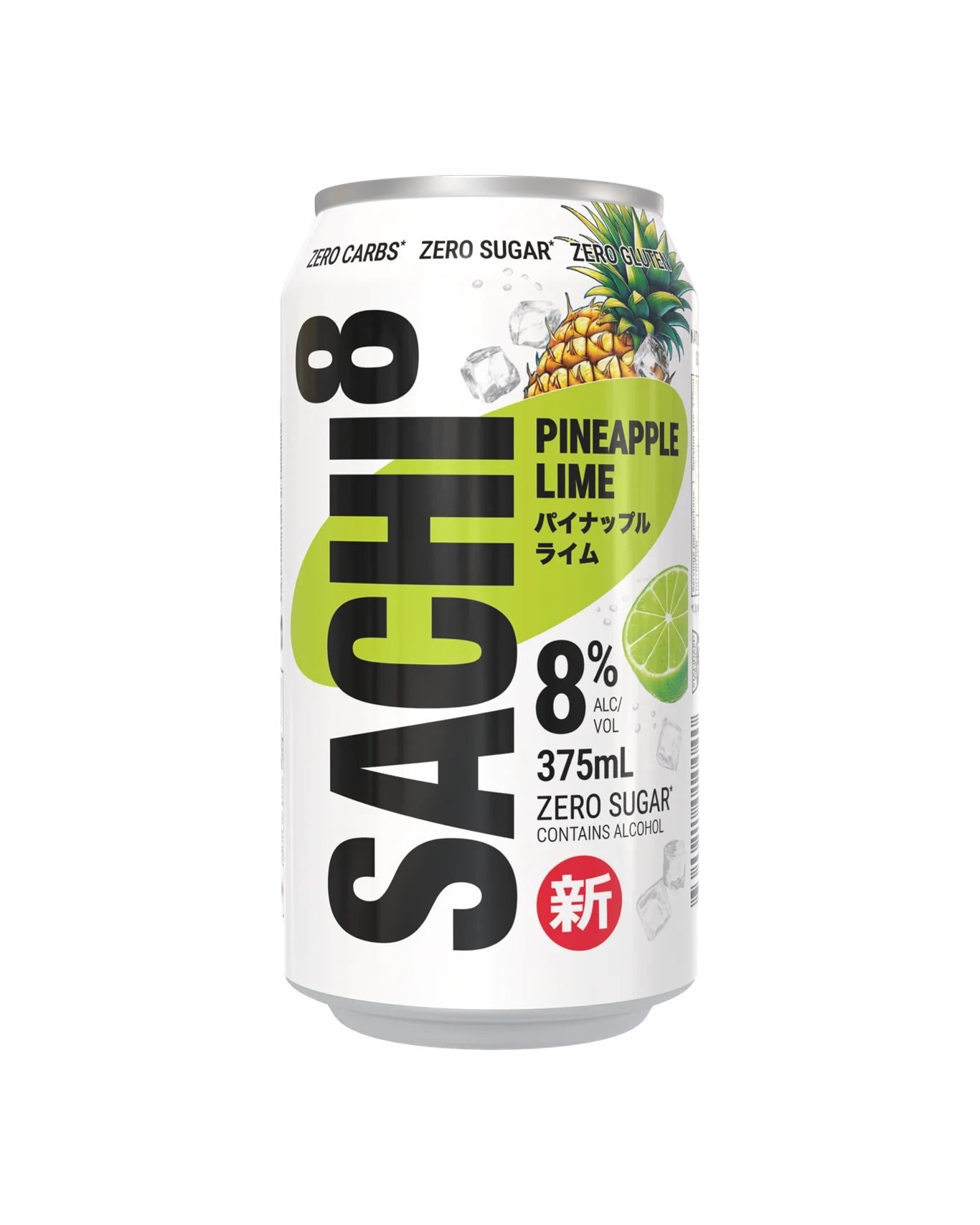 Sachi8 Pineapple Lime 375mL