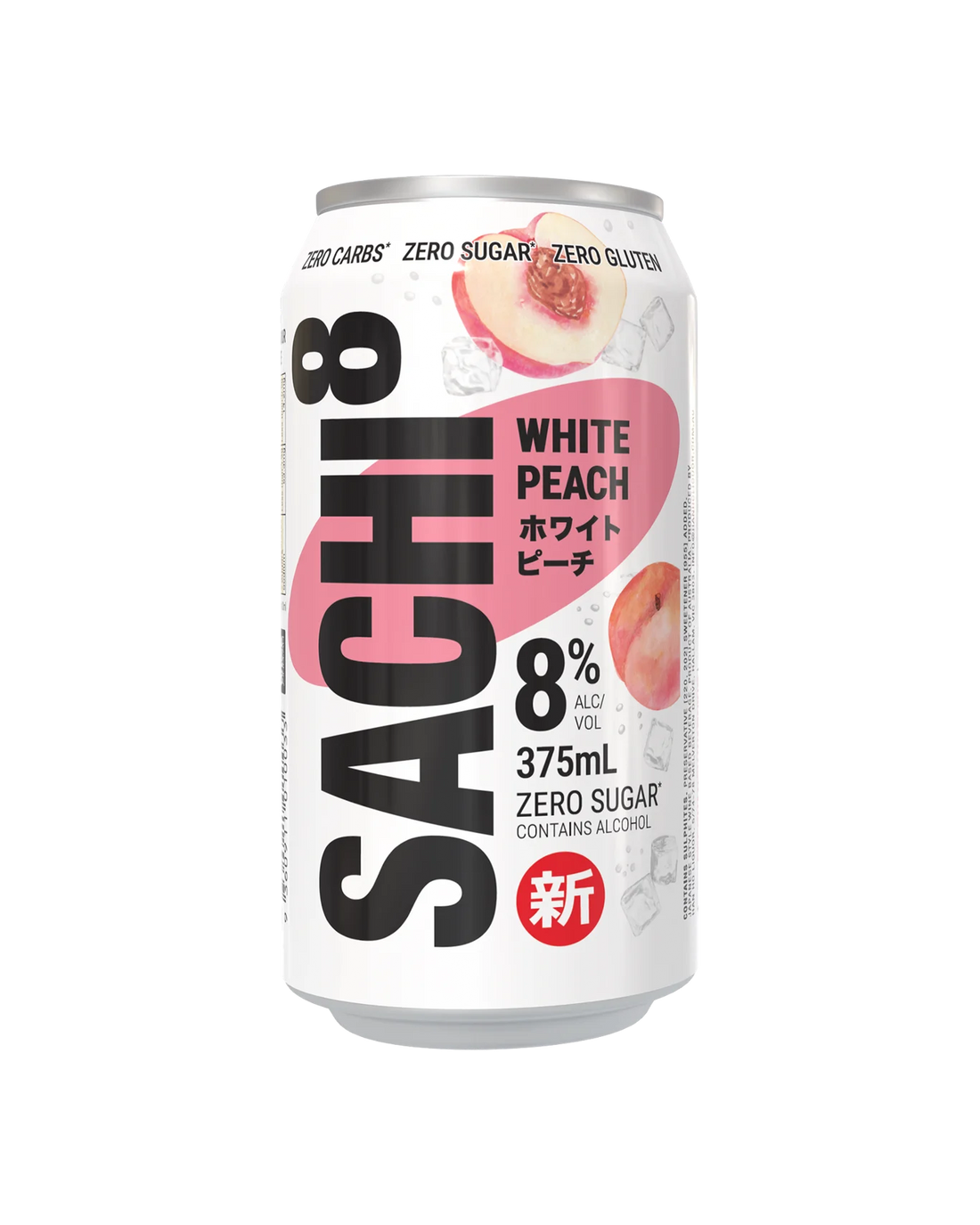 Sachi8 White Peach 375mL