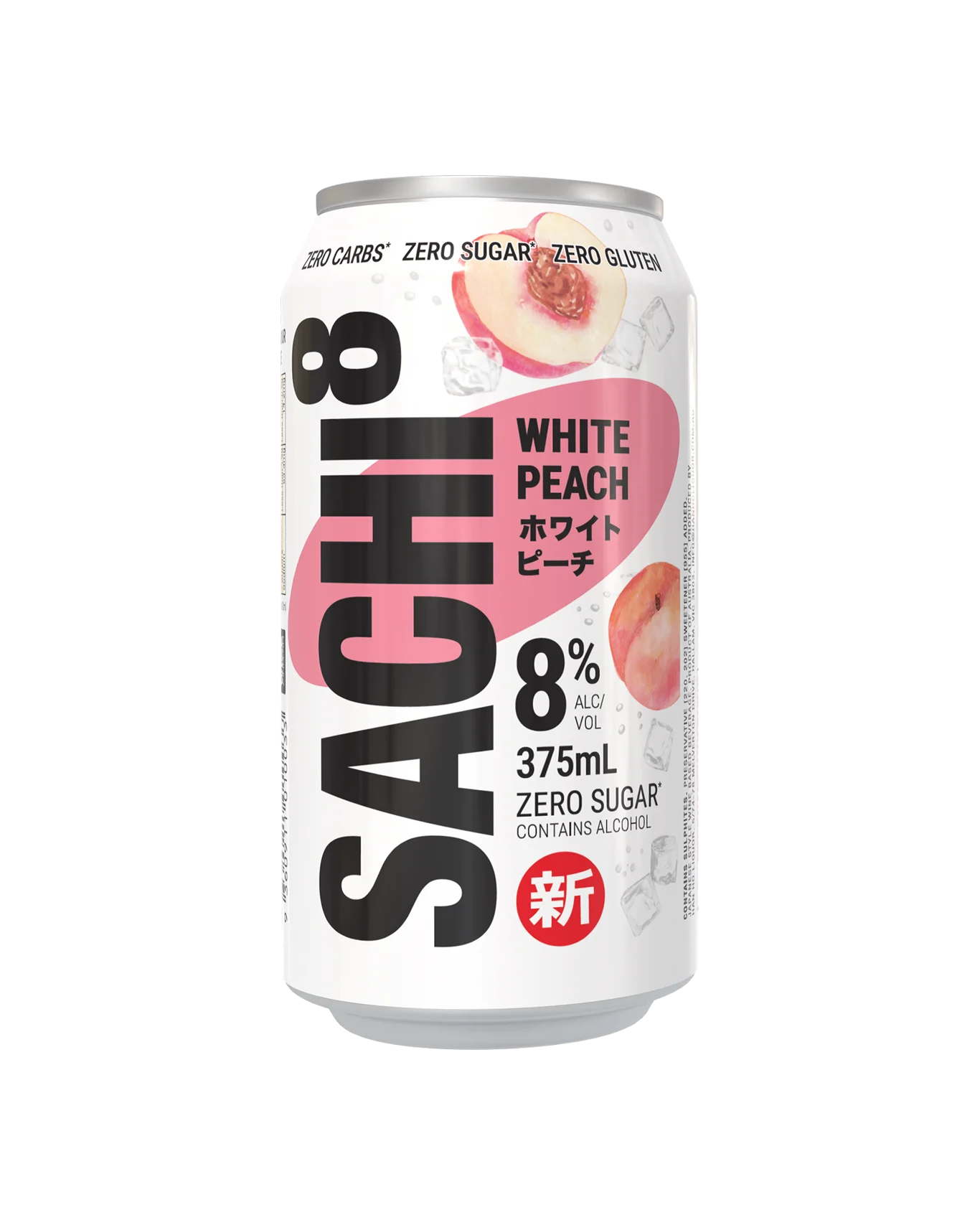 Sachi8 White Peach 375mL
