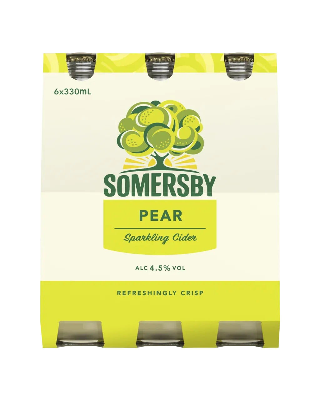 Somersby Pear Cider Bottles 330mL 6 Pack