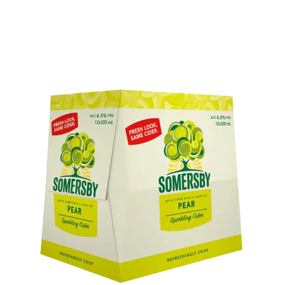 Somersby Pear Cider Bottles 330mL 12 Pack