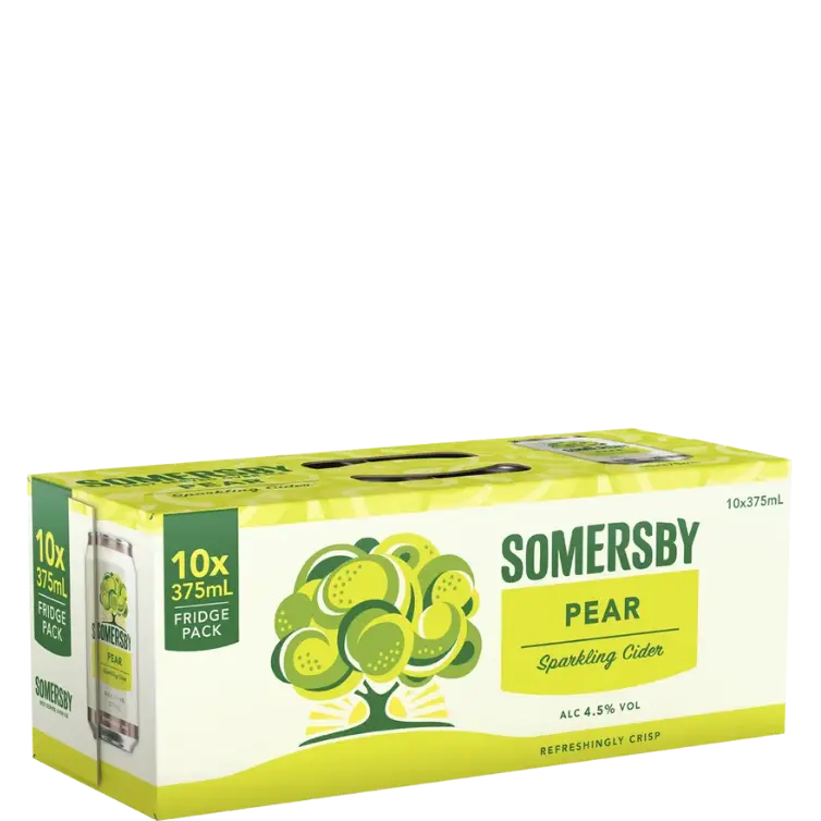 Somersby Pear Cider Cans 375mL 10 Pack