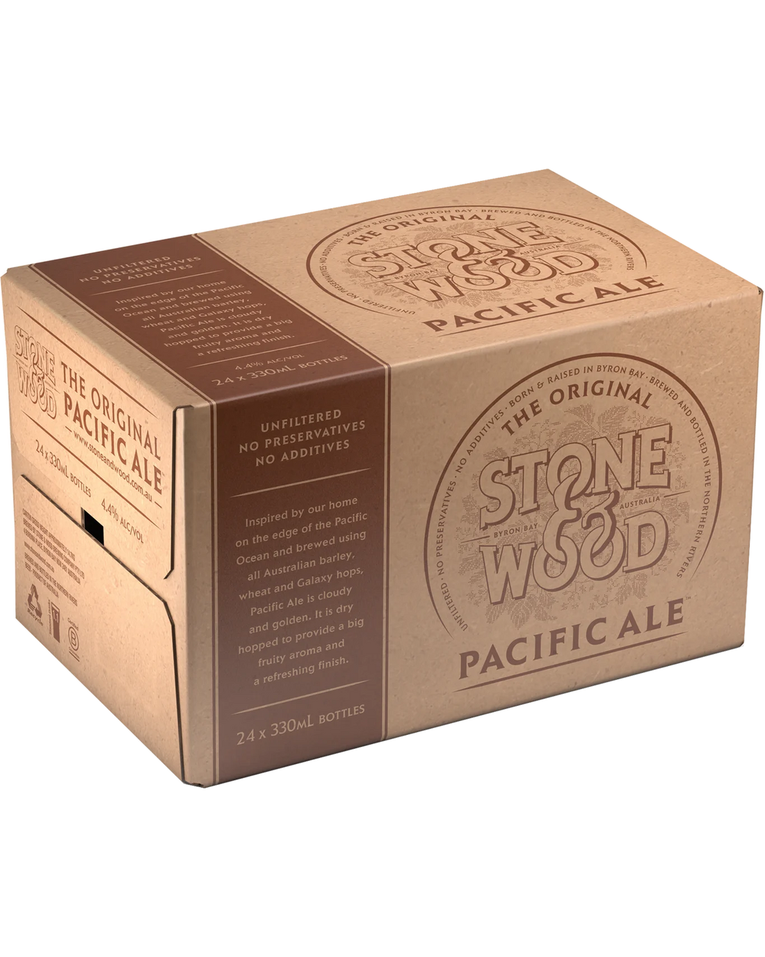 Stone &amp; Wood Pacific Ale Bottles 330mL 24 Pack