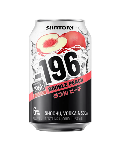 Suntory -196 Double Peach Cans 330mL 4 Pack