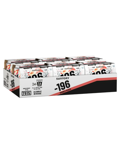 Suntory -196 Double Peach Cans 330mL 24 Pack