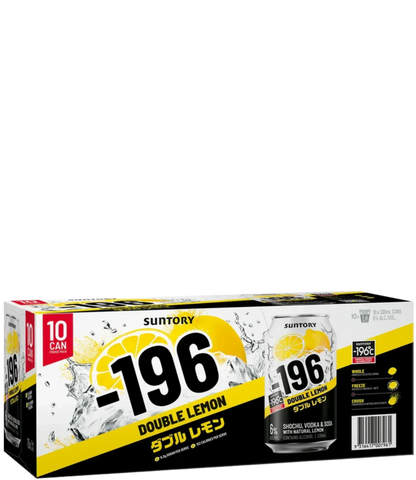 Suntory 196 Double Lemon Cans 330mL 10 Pack