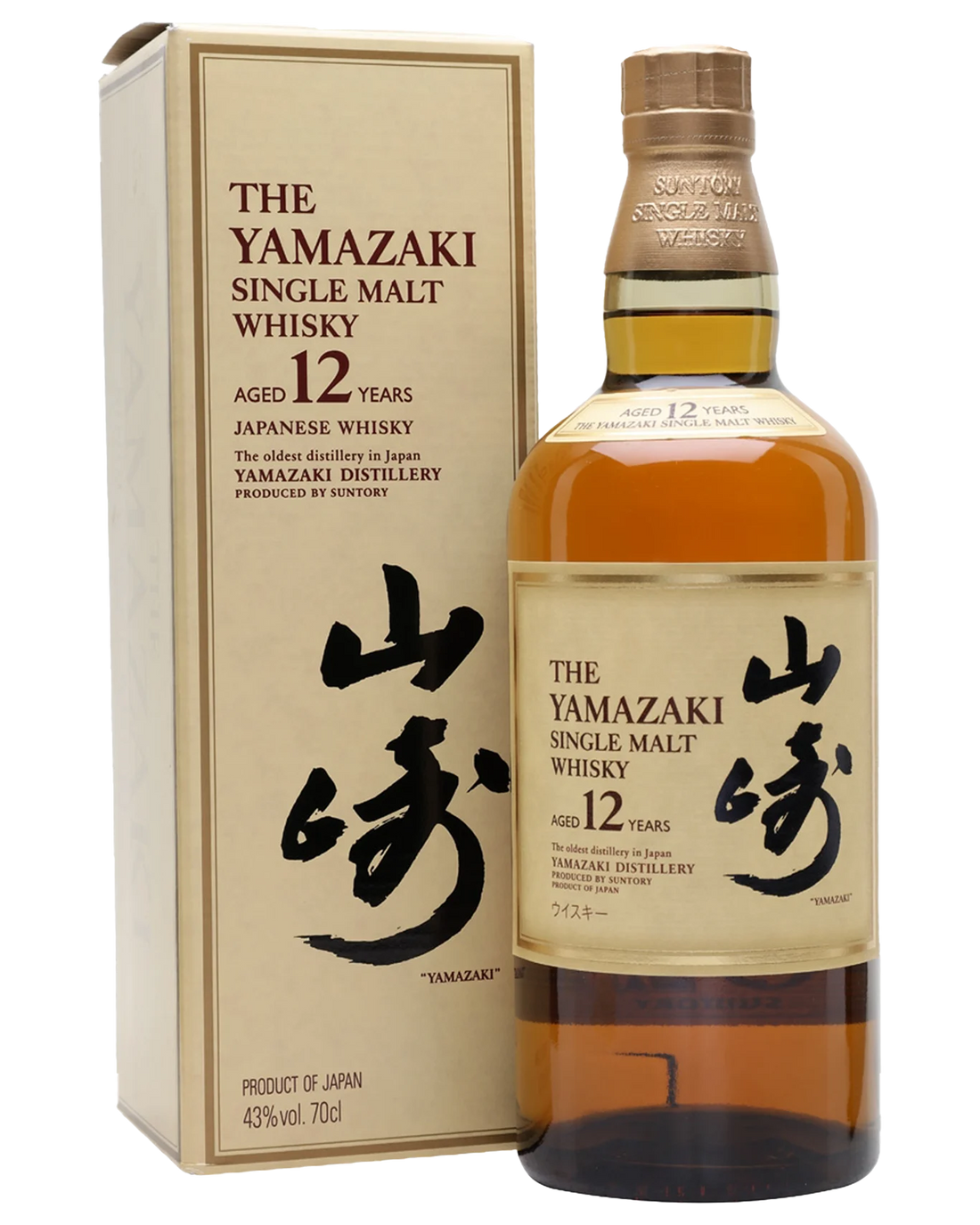 Suntory Yamazaki 12 Years Old Single Malt Japanese Whisky 700mL