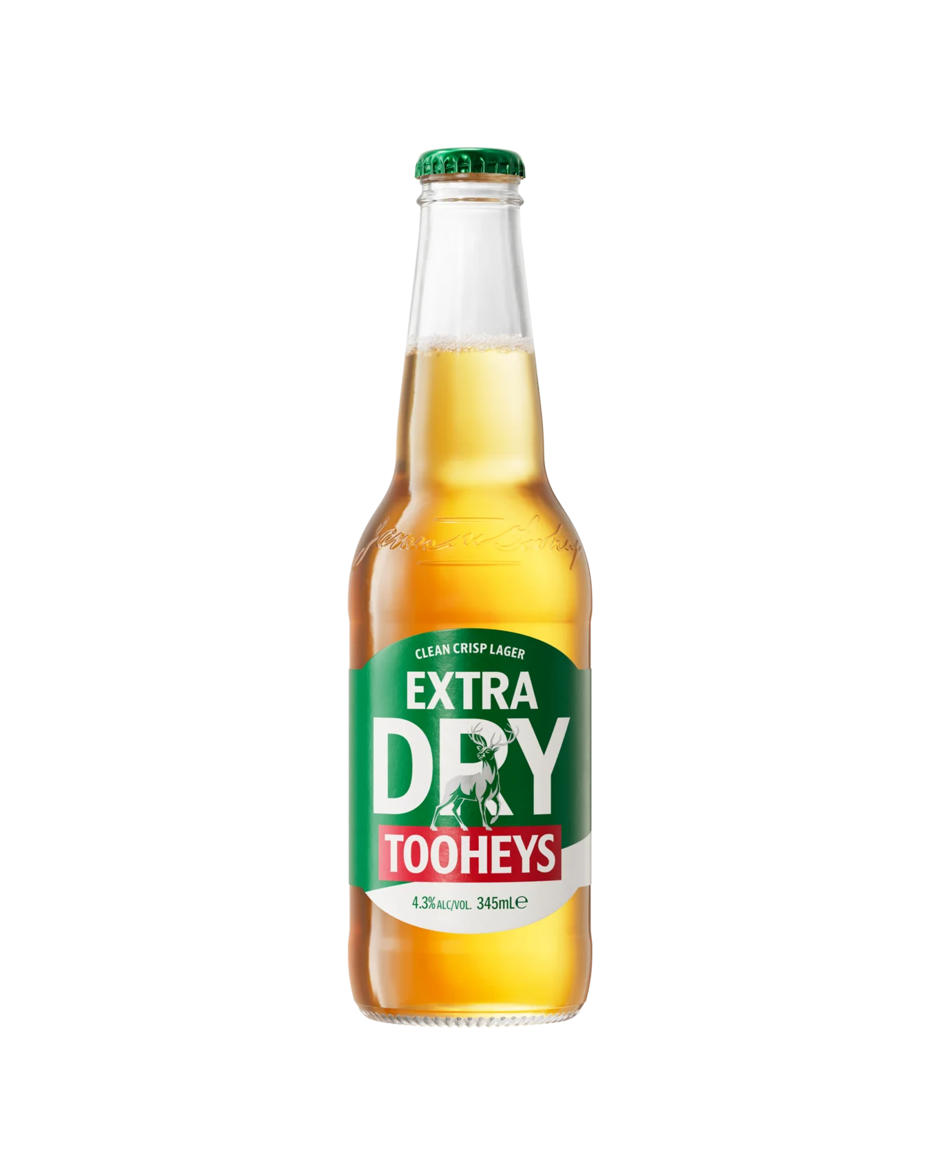 Tooheys Extra Dry Bottles 345mL 24 Pack