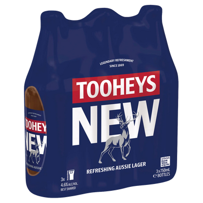 Tooheys New Bottle 750mL 3 Pack