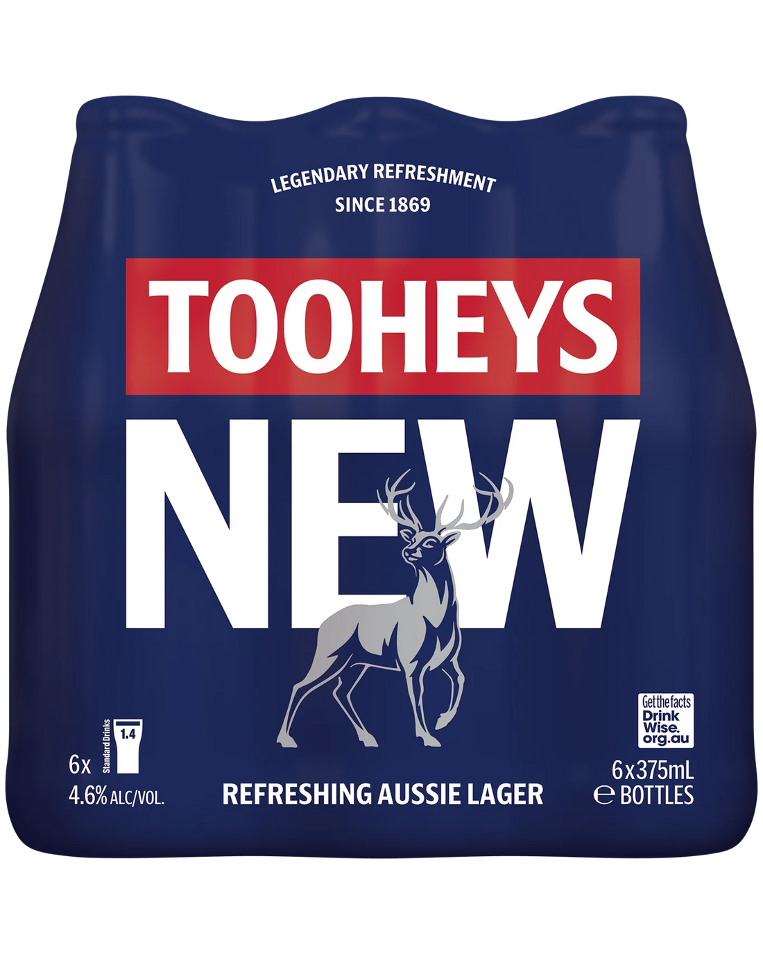 Tooheys New Bottles 375mL 6 Pack