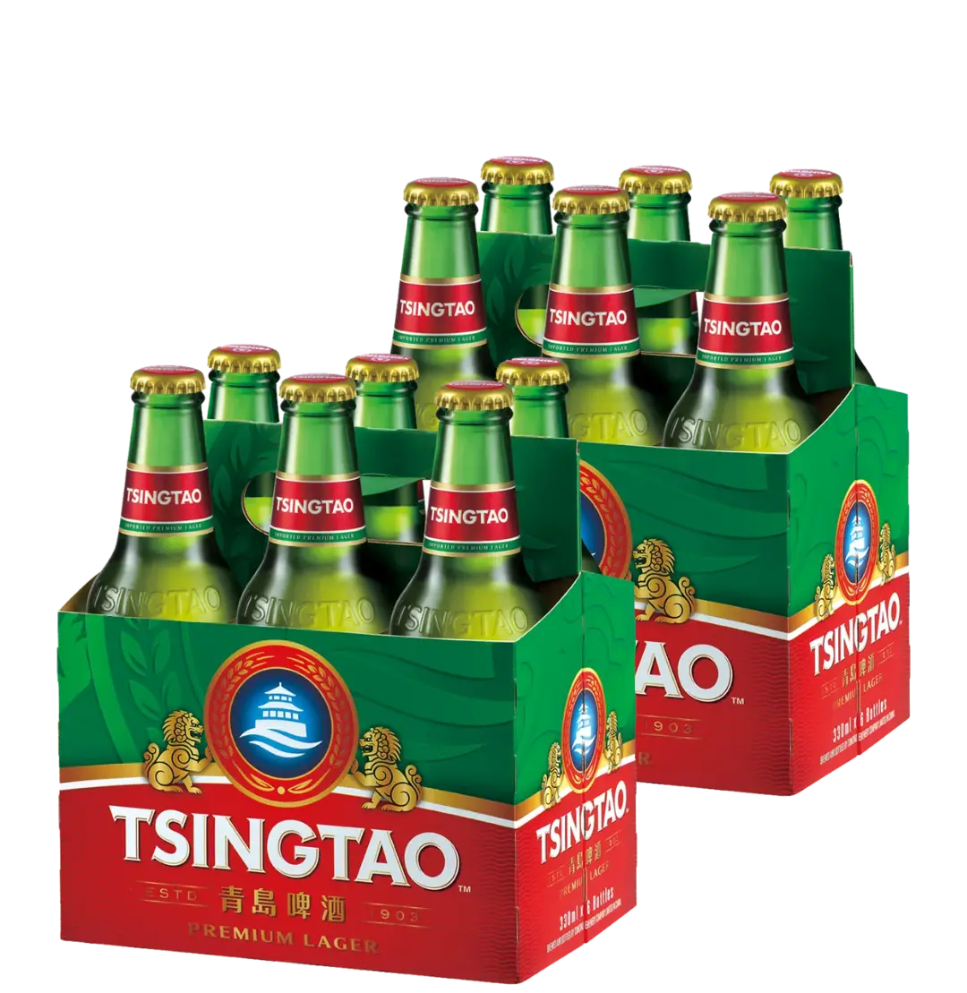 Tsingtao Premium Lager Bottles 330mL 12 Pack