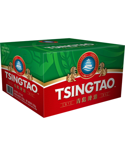 Tsingtao Premium Lager Bottles 330mL 24 Pack