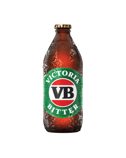 Victoria Bitter Lager Bottles 375mL 24 Pack