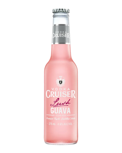 Vodka Cruiser Lush Guava Bottles 275mL 4 Pack