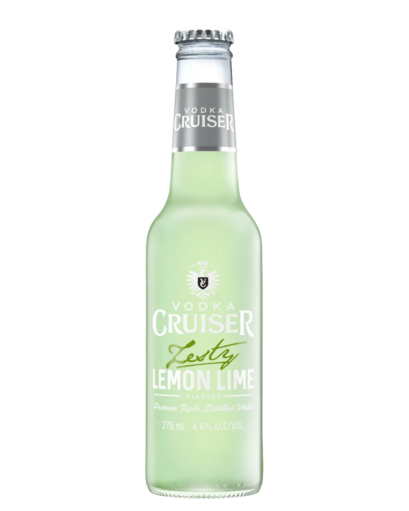 Vodka Cruiser Zesty Lemon Lime Bottles 275mL