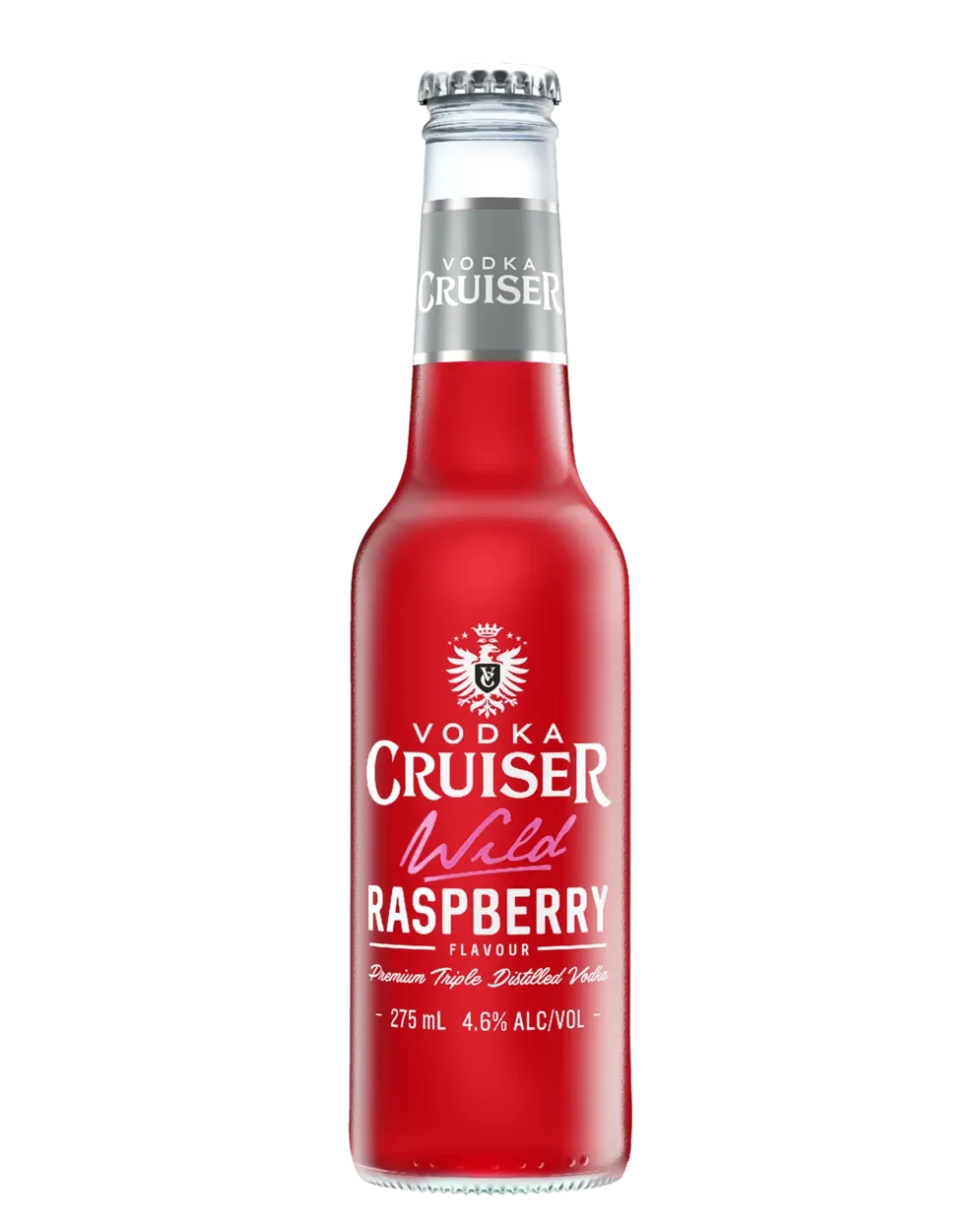Vodka Cruiser Wild Raspberry Bottles 275mL