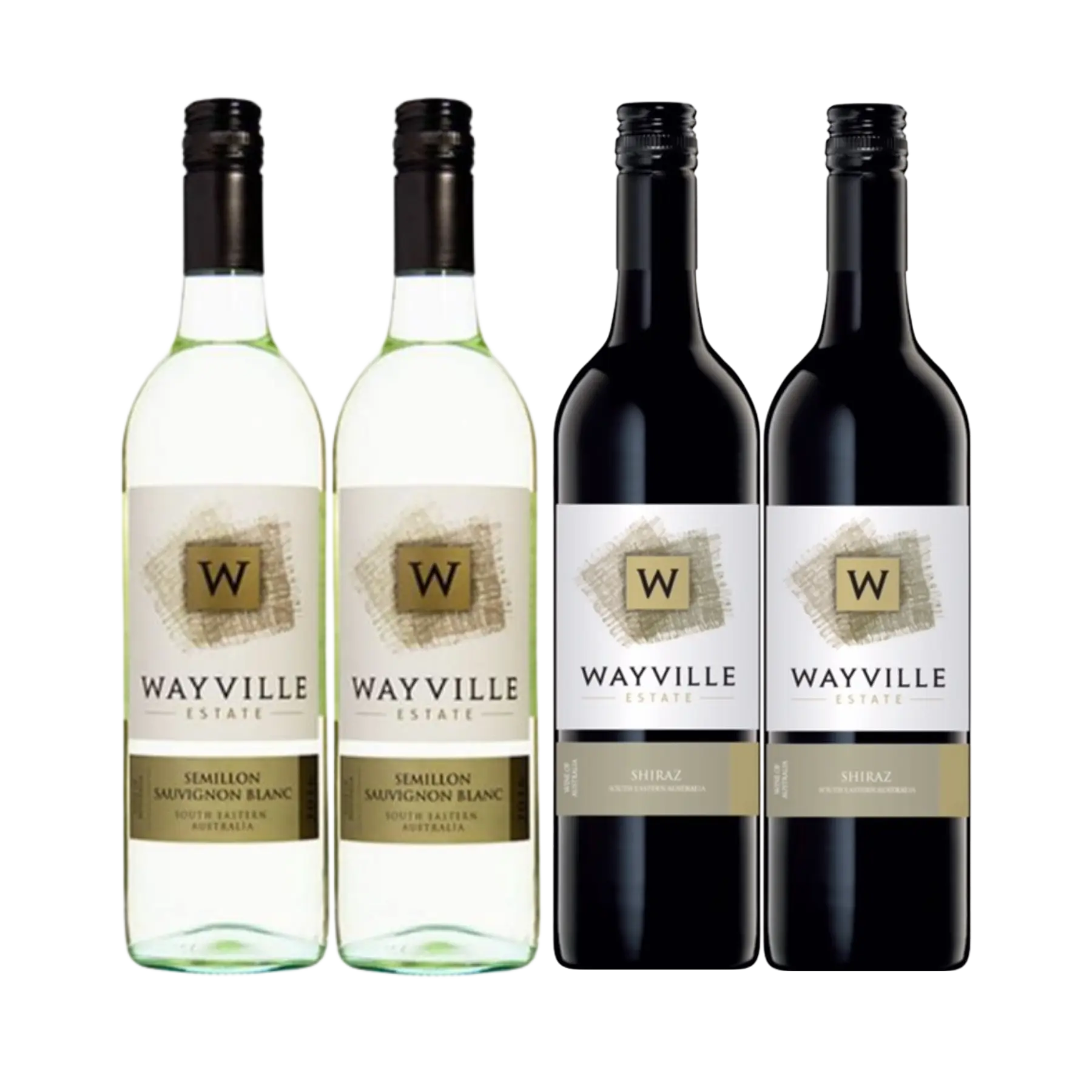 Wayville Estate Mix 750mL (Shiraz &amp; Sauvignon Sémillon Blanc) 4 Bottles
