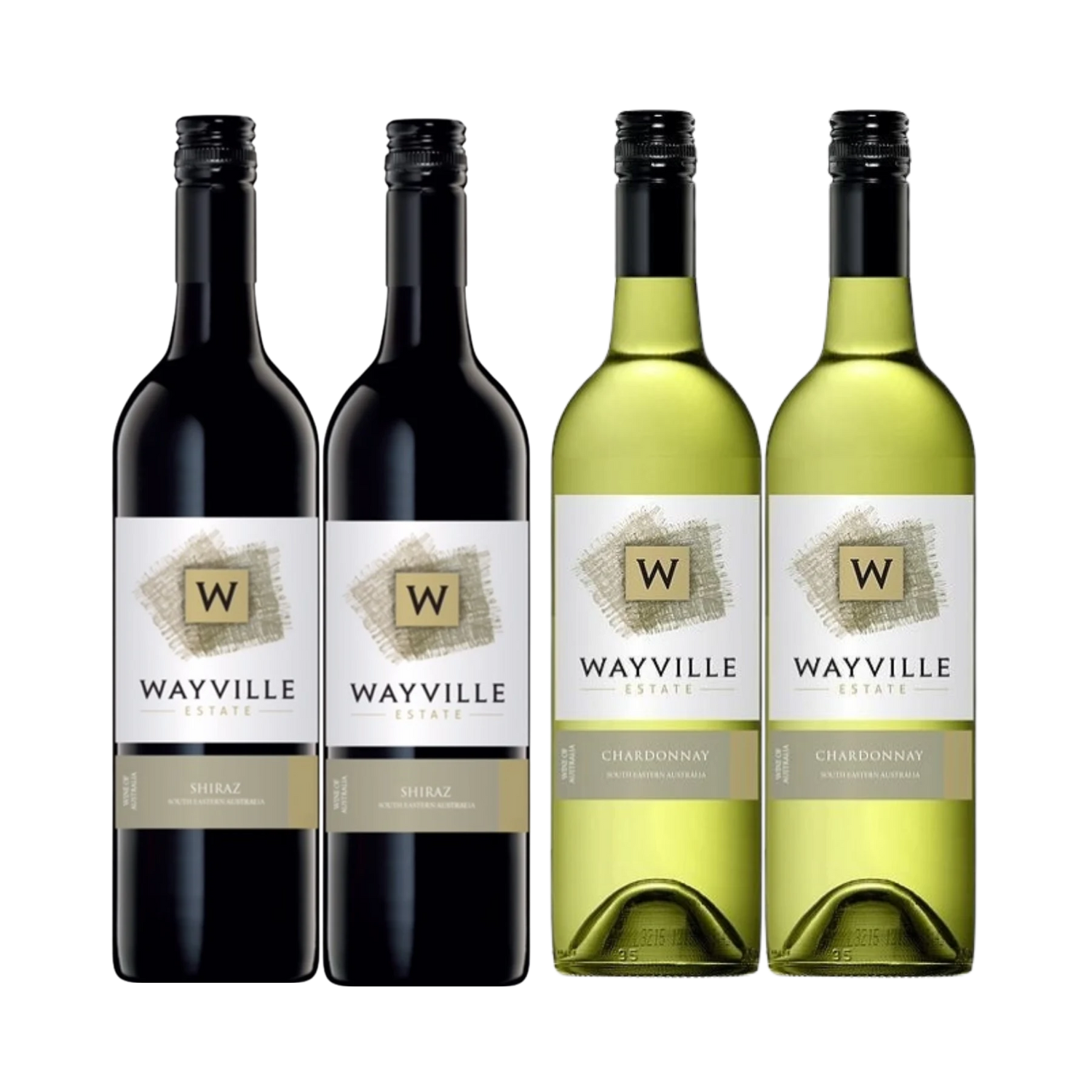 Wayville Estate Mix 750mL (Shiraz &amp; Chardonnay) 4 Bottles
